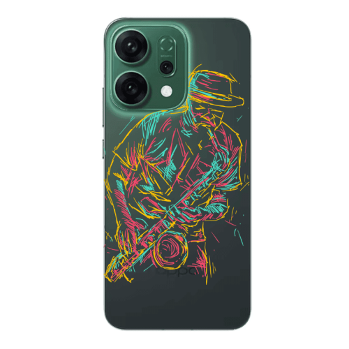 Oppo RENO 14 Jazz Transparent Silicone TPU Θήκη