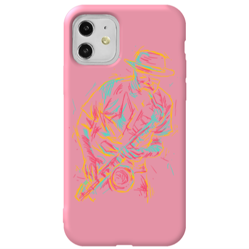 Apple iPhone 11  Jazz Pink Colored Silicone TPU Θήκη