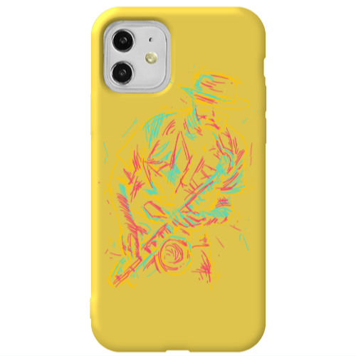 Apple iPhone 11  Jazz Yellow Colored Silicone TPU Θήκη