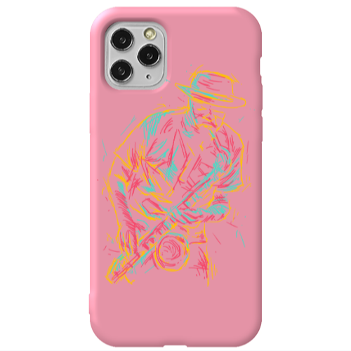 Apple iPhone 11 Pro Jazz Pink Colored Silicone TPU Θήκη