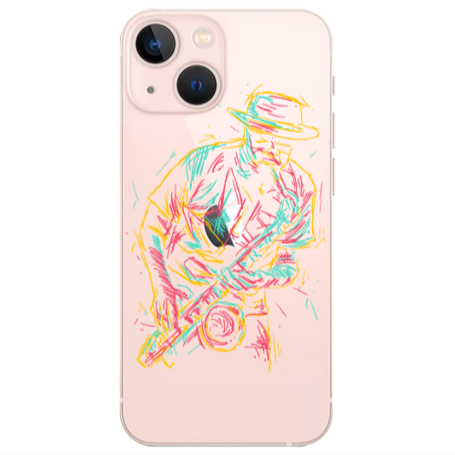 Apple iPhone 13 Jazz Transparent Silicone TPU Θήκη