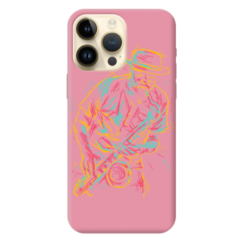 Apple iPhone 13 Pro Max Jazz Pink Colored Silicone TPU Θήκη