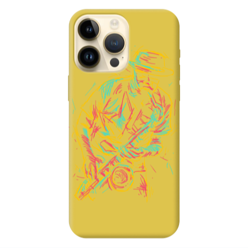 Apple iPhone 13 Pro Max Jazz Yellow Colored Silicone TPU Θήκη