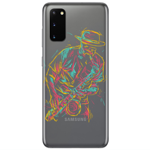 Samsung S20 Jazz Transparent Silicone TPU Θήκη