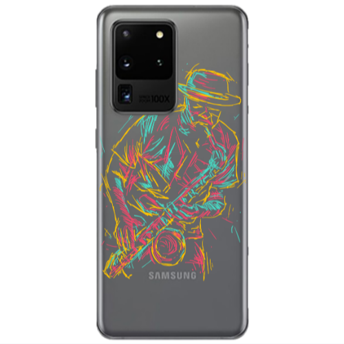 Samsung S20 Ultra Jazz Transparent Silicone TPU Θήκη