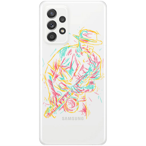 Samsung A53 Jazz Transparent Silicone TPU Θήκη