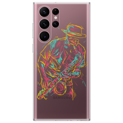 Samsung S22 Ultra Jazz Transparent Silicone TPU Θήκη