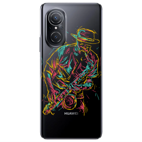 Huawei Nova 9 SE Jazz Transparent Silicone TPU Θήκη