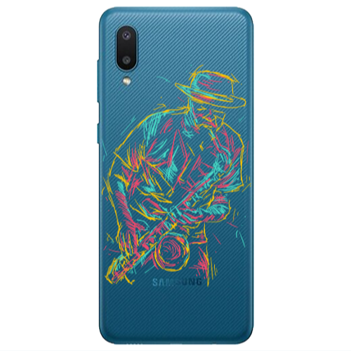Samsung A02 Jazz Transparent Silicone TPU Θήκη