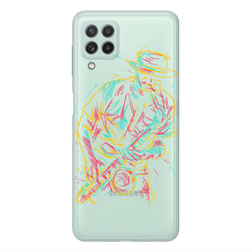 Samsung A22 4G Jazz Transparent Silicone TPU Θήκη