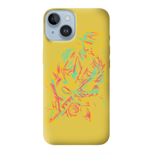 Apple iPhone 14 Plus Jazz Yellow Colored Silicone TPU Θήκη