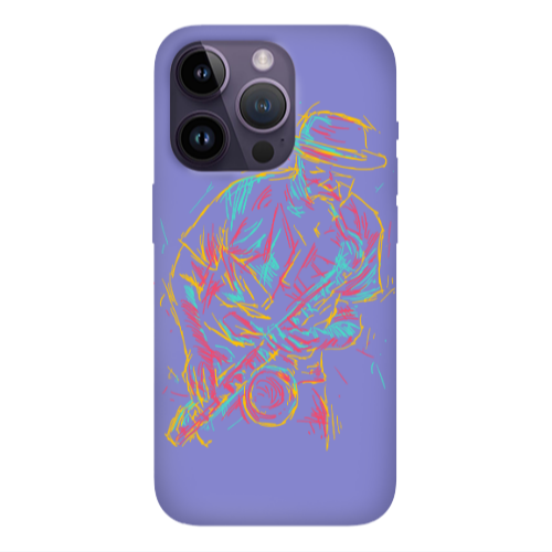 Apple iPhone 14 Pro  Jazz Purple Colored Silicone TPU Θήκη