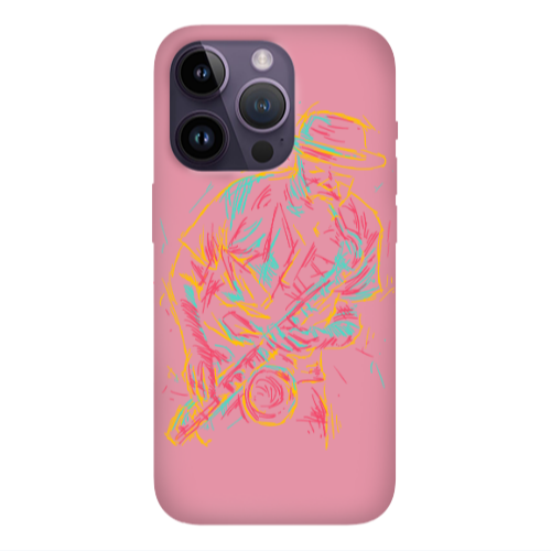 Apple iPhone 14 Pro  Jazz Pink Colored Silicone TPU Θήκη