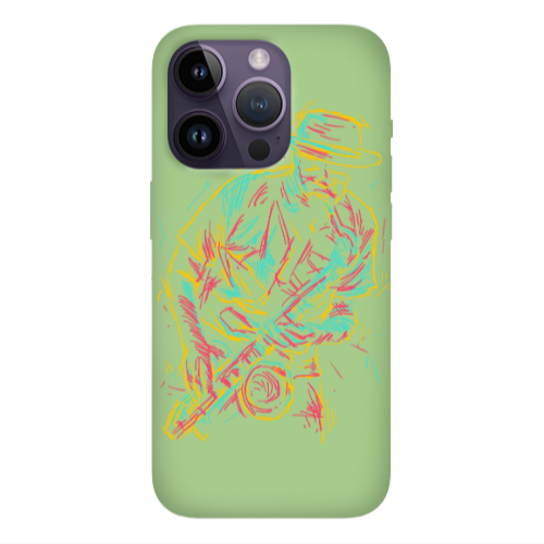 Apple iPhone 14 Pro Max Jazz Light Green Colored Silicone TPU Θήκη