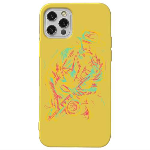 Apple iPhone 13 Pro Jazz Yellow Colored Silicone TPU Θήκη