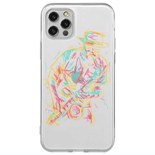 Apple iPhone 12 Pro Jazz Transparent Silicone TPU Θήκη