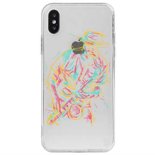 Apple iPhone Xs Max Jazz Transparent Silicone TPU Θήκη