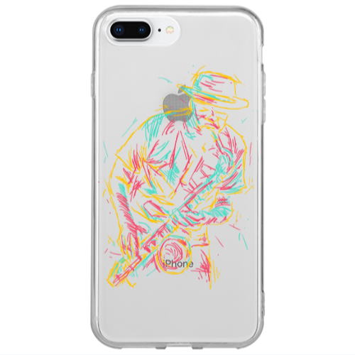 Apple iPhone 7 Plus Jazz Transparent Silicone TPU Θήκη