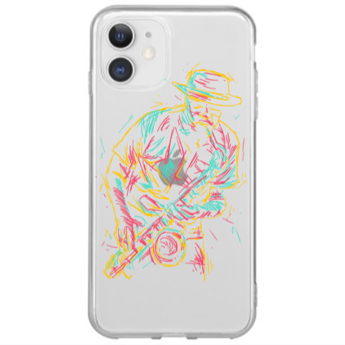 Apple iPhone 12 Mini Jazz Transparent Silicone TPU Θήκη