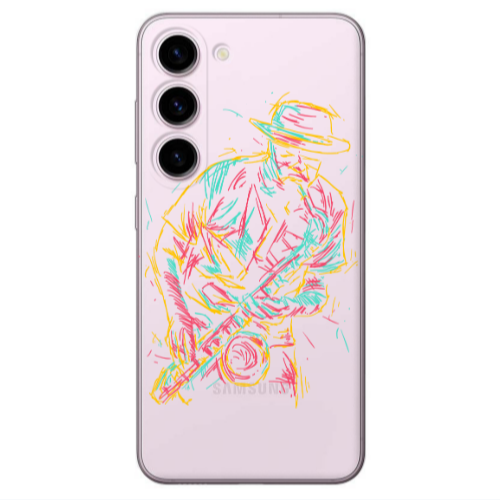 Samsung S23 Plus Jazz Transparent Silicone TPU Θήκη