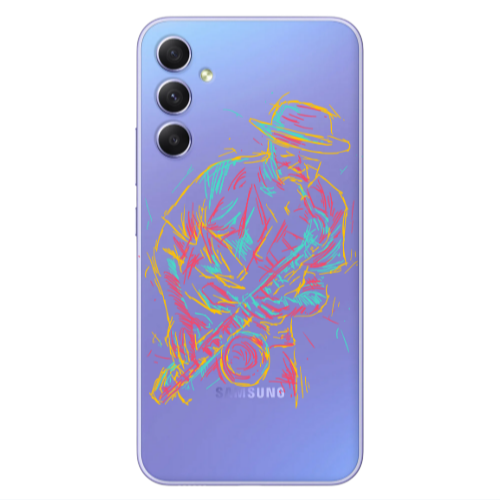 Samsung A34 Jazz Transparent Silicone TPU Θήκη