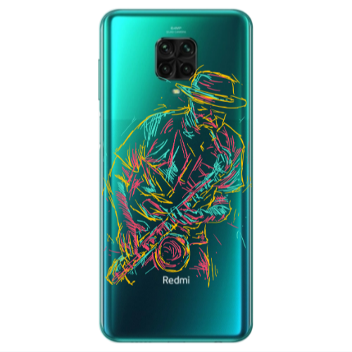 Xiaomi Redmi Note 9S Jazz Transparent Silicone TPU Θήκη