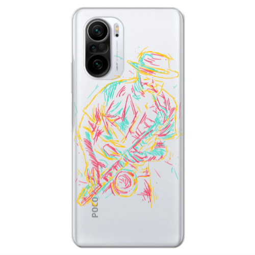 Xiaomi Poco F3 Jazz Transparent Silicone TPU Θήκη