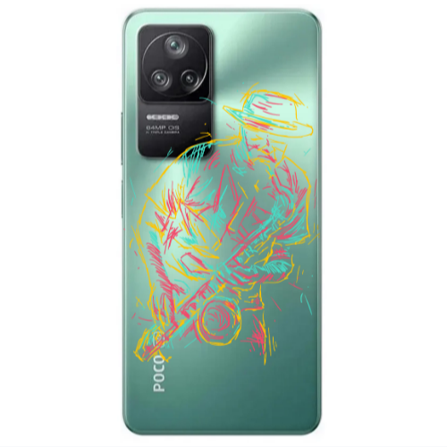 Xiaomi Poco F4 Jazz Transparent Silicone TPU Θήκη