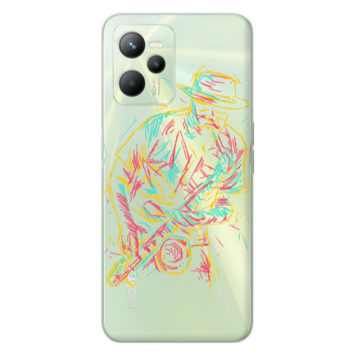 Realme C35 Jazz Transparent Silicone TPU Θήκη