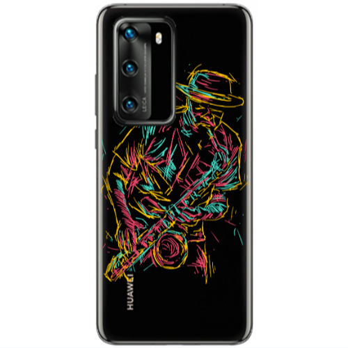 Huawei P40 Jazz Transparent Silicone TPU Θήκη