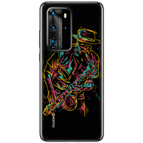 Huawei P40 Pro Jazz Transparent Silicone TPU Θήκη