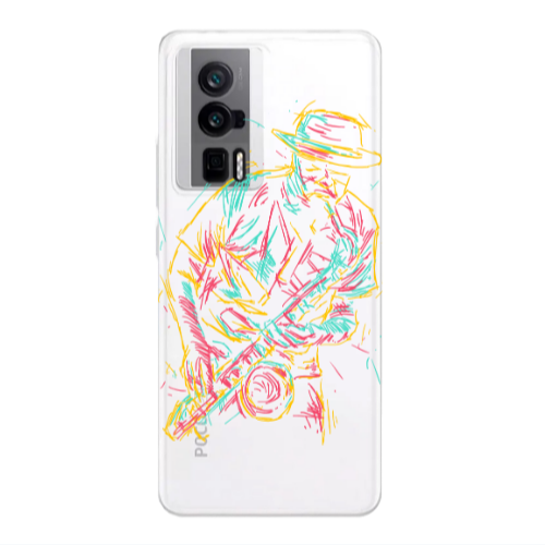 Xiaomi Poco F5 Pro Jazz Transparent Silicone TPU Θήκη