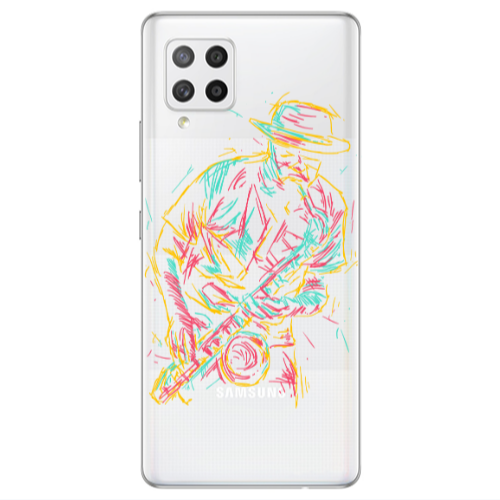Samsung A42 5G Jazz Transparent Silicone TPU Θήκη
