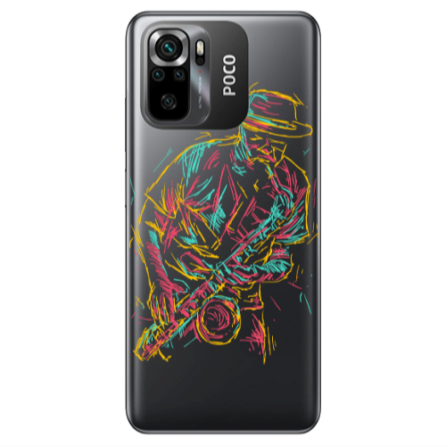 Xiaomi Poco M5 s Jazz Transparent Silicone TPU Θήκη
