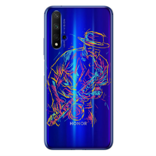 Huawei Nova 5 T Jazz Transparent Silicone TPU Θήκη