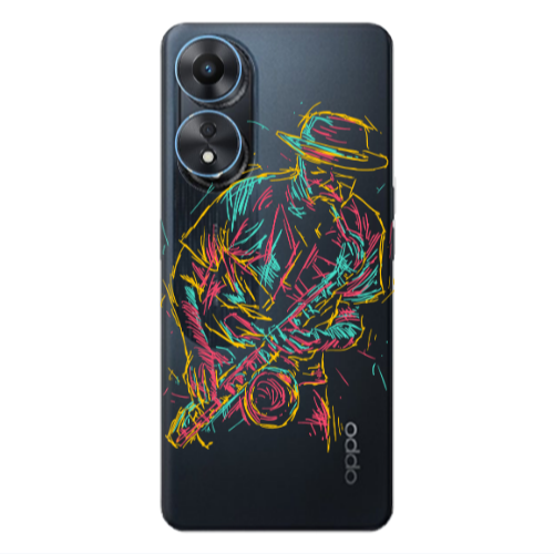 Oppo A 98 Jazz Transparent Silicone TPU Θήκη