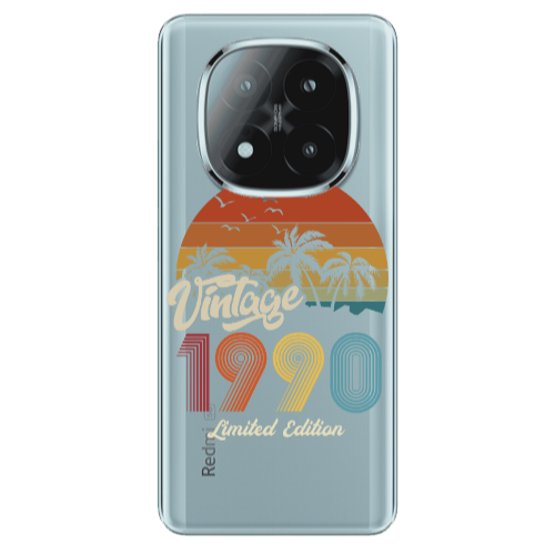 Xiaomi Redmi Note 14 Pro + 5g Vintage Transparent Silicone TPU Θήκη