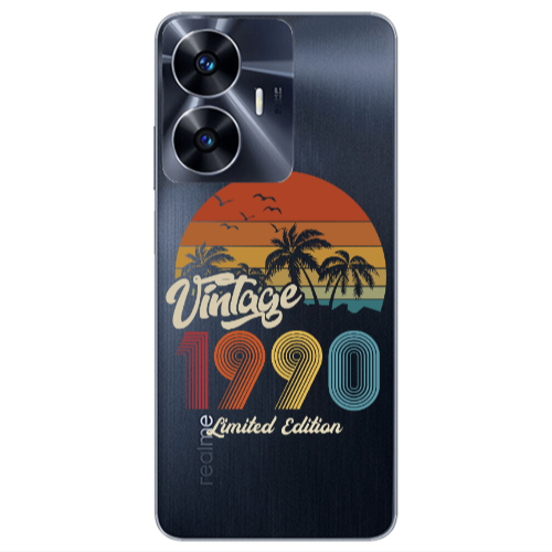 Realme Note 50 Vintage Transparent Silicone TPU Θήκη