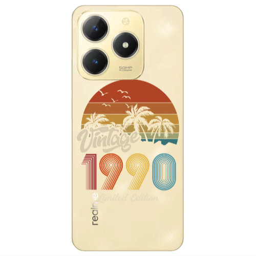 Realme C61 Vintage Transparent Silicone TPU Θήκη