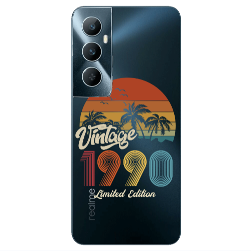 Realme C65 Vintage Transparent Silicone TPU Θήκη