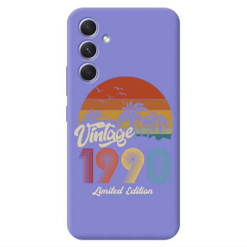 Samsung A36 Vintage Purple Colored Silicone TPU Θήκη