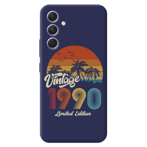 Samsung A36 Vintage Dark blue Colored Silicone TPU Θήκη