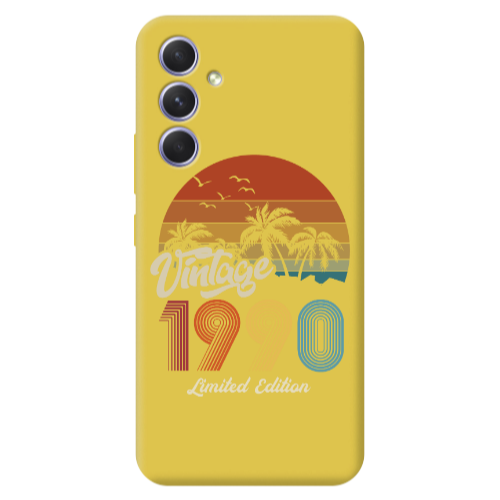 Samsung A36 Vintage Yellow Colored Silicone TPU Θήκη