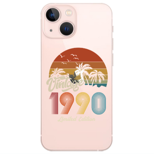 Apple iPhone 13 Vintage Transparent Silicone TPU Θήκη