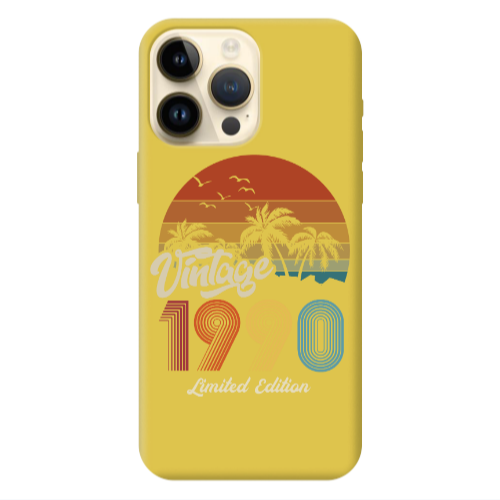 Apple iPhone 13 Pro Max Vintage Yellow Colored Silicone TPU Θήκη