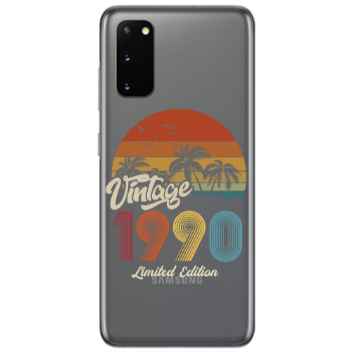 Samsung S20 Vintage Transparent Silicone TPU Θήκη