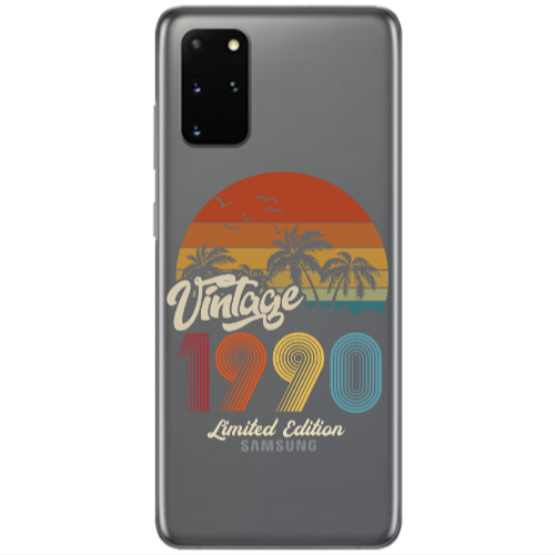 Samsung S20 Plus Vintage Transparent Silicone TPU Θήκη