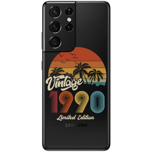 Samsung S21 Ultra Vintage Transparent Silicone TPU Θήκη