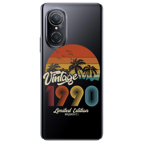 Huawei Nova 9 SE Vintage Transparent Silicone TPU Θήκη