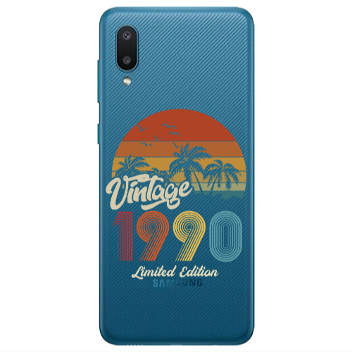 Samsung A02 Vintage Transparent Silicone TPU Θήκη